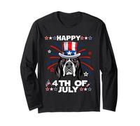 English Pointer Dog Patriotic American 4th of July Dogs Manche Longue