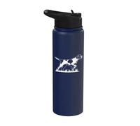 English Pointer Hunting - English Pointer Dad Hunting Dog Stainless Steel Insulated Water Bottle