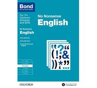 English Practice Workbook for Ages 8-9: Bond No Nonsense Preparation for 11+ and School Entrance Exams