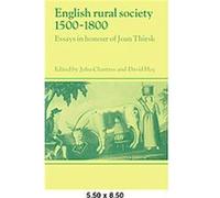 English Rural Society, 1500-1800, Past and Present Publications John Chartres (Auteur)