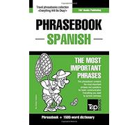 English-Spanish Phrasebook And 1500-Word Dictionary