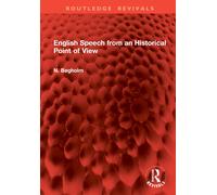 English Speech From An Historical Point Of View