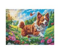 English Springer Spaniel 500 Pièces Puzzle Collectionneur en Carton Haute Qualité Haute Difficulté Décoration Murale Oeuvre d'art Cadeau Noël Premium 500 PCS