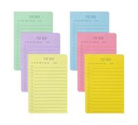 English Sticky Notes, Lined To-Do List Notepads, Smooth Writing Planning Tool for School, Study Room, Home and Work Area Lined Sticky Notes, Convenient To-Do List Notepads, Writing Planner for School