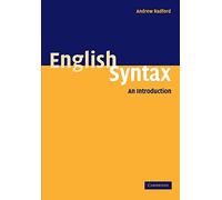 English Syntax: An Introduction