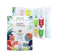 English Tea Shop - Coffret thé et infusions bio - Livre du bien-être à infuser - 24 sachets de thés et tisanes bio - Coffret cadeau bien-être à offrir - Idée cadeau femme