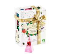 English Tea Shop - Coffret thé et infusions de Noël bio - Sélection d'hiver blanc - 2 thés et 2 infusions - Boîte de 12 sachets - Coffret cadeau thé à offrir - Cadeau de Noël petit prix