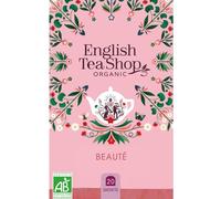 English Tea Shop - Infusion beauté de la peau bio - Une infusion délicate de camomille, de gotu kola vivifiant, d'hibiscus et de cannelle de Ceylan - 20 sachets