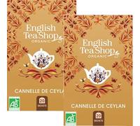 English Tea Shop Infusion Cannelle de Ceylan Bio Lot de 2 x 20 Sachets