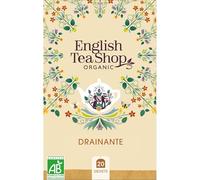 English Tea Shop - Infusion Élimination - Tisane détox bio au fenouil, curcuma et menthe poivrée - Boîte de 20 sachets