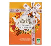 ENGLISH TEA SHOP-Sachets de thés pyramide prismes super goodness bio English Tea - 12 sachets
