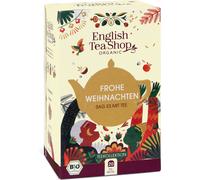English Tea Shop Sélection Bio dans Coffret Cadeau Personnalisable - Joyeux Noël - 20 sachets de thé
