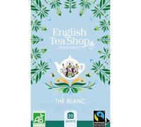 English Tea Shop - Thé Blanc Bio - Ceylan - Boîte de 20 sachets - Agriculture biologique