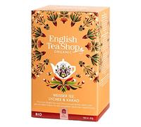 English Tea Shop, thé Blanc, litchi et cacao saveur exotique, 20 Sachets (lot de 1), 52999