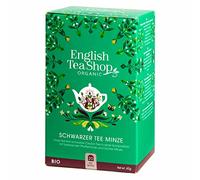 English Tea Shop - Thé noir bio à la menthe poivrée et menthe verte - Boîte de 20 sachets