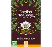 English Tea Shop Thé Noir Citron Bio Boîte de 20 Sachets