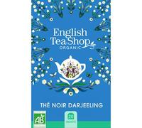 Thé noir bio à l'huile de Darjeeling de English Tea Shop - 3 x 20 sachets (120 grammes)