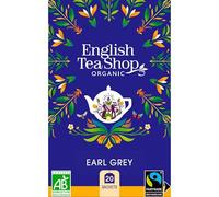 English Tea Shop Thé Noir Earl Grey Bio Boîte de 20 Sachets