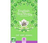 English Tea Shop - Thé Vert Bio - Jasmin - Boîte de 20 sachets - Agriculture biologique