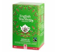 English Tea Shop Thé Vert et Grenade - Paquet de 3 (20 sachets de thé chacun, Total 60 sachets)