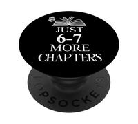 English Teacher 67 Book Just One More Chapter 6-7 Reading PopSockets PopGrip Adhésif
