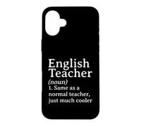 English Teacher Definition Funny Classroom Humour Coque pour iPhone 16 Plus