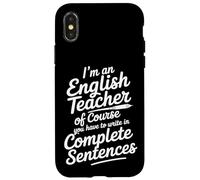 English Teacher of Course Write in Complete Sentences - Coque pour iPhone X/XS