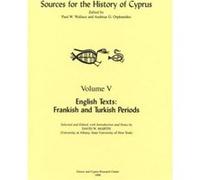 English Texts Cyprus College, Greece and Cyprus Research Center (State University of New York at Albany), State University of New York at Albany, Andreas G. Orphanides, Paul W. Wallace (Auteur)