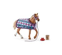 Schleich Pur-Sang Anglais avec Couverture