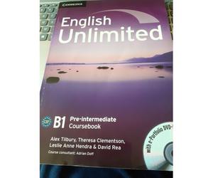 English Unlimited B1 - Pre-Intermediate. Coursebook With E-Portfolio Dvd-Rom + 3 Audio-Cds