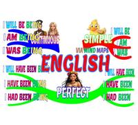 English via Mind Maps: Learn English Grammar in the Easiest Way Possible