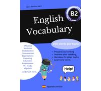 English vocabulary. B2: A world list of the most common topics.