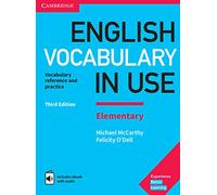 English Vocabulary in Use Elementary Book with Answers and Enhanced eBook: Vocabulary Reference and Practice