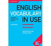 English Vocabulary in Use Elementary Book with Answers: Vocabulary Reference and Practice