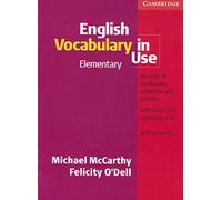 English Vocabulary in Use Elementary with Answers