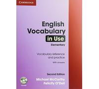 English Vocabulary in Use Elementary with Answers and CD-ROM