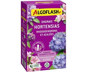 Engrais acidophiles - ALGOFLASH - Hortensias, rhododendrons & azalées - 800 g - UAB