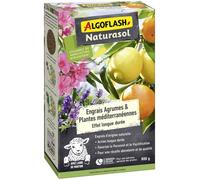 Algoflash Naturasol Engrais Agrumes et Plantes Méditerranéennes, Longue Durée, Utilisable en Agriculture Biologique - 800 g