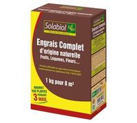 Solabiol Engrais complet Mini-granulés – double action starter & nutrition longue durée – 1 kg
