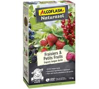 Engrais fraisiers et petits fruits - ALGOFLASH NATURASOL - Longue durée - 1,5 kg - UAB