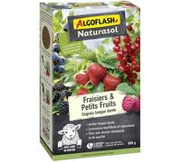 Engrais fraisiers et petits fruits - ALGOFLASH NATURASOL - Longue durée - 800 g - UAB