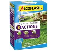 Algoflash Engrais pour gazon Naturasol 3 Actions – 3 kg