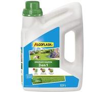 Algoflash – Engrais gazon liquide 3 en 1 – Concentré – 2,5 L