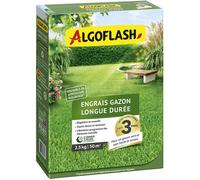 Engrais gazon - ALGOFLASH - Longue durée - 2,5 kg