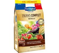 Engrais complet - FERTILIGENE - 140 m² - 100% naturel - 5+2 kg