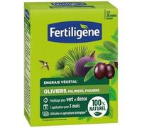 FERTILIGENE FEGOLI650 - Engrais Végétal Oliviers, Plamiers, Figuiers 650 g - Un feuillage plus vert et dense -Seulement 1 application en 3 mois - Jusqu'à 26 arbres - Produit 100% naturel avec zéolite