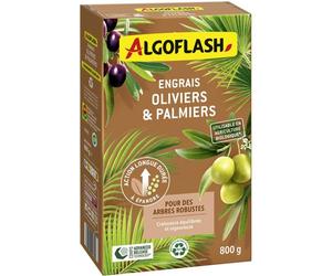 Engrais Oliviers & palmiers - Croissance équilibrée et vigoureuse - 800 g - UAB - ALGOFLASH