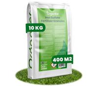 Engrais - Organifer - Engrais Pour Pelouse - Sulfate De Fer Engrais - Éliminateur De Mousse - 10 Kg Pour 500M2