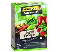 ALGOFLASH NATURASOL Engrais Potager, Jusqu?à 25m², Dosette incluse, 1.5 kg, APOTBIO15, Vert