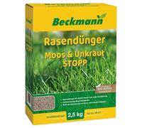 Engrais pour gazon Beckmann « Moos & Unkraut STOPP » 2,5 kg - Produi